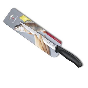 Couteau filet de sole Victorinox Swiss Classic 20 cm noir/carte 6.8713.20B
