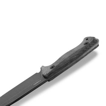 Lionsteel "T6" black micarta fixed knife T6B.3V.CVB