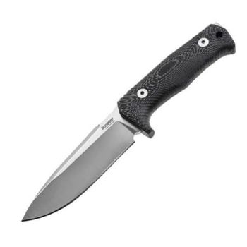 T5.MI Lionsteel "T5" micarta fixed knife black/grey