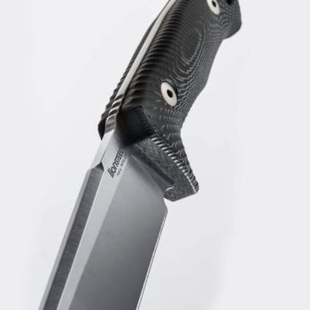 T5.MI Lionsteel "T5" micarta fixed knife black/grey