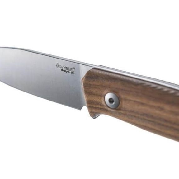 LionSteel T5 Satin Fahrtenmesser Schwarz, Klingenlänge