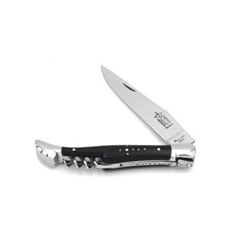 3532 Laguiole folding knife G. David ebony 2 pieces