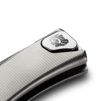 TL.GY Klappmesser Lionsteel Thrill Titanium grau