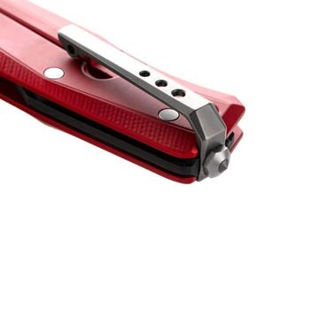 MT01A.RS Lionsteel Klappmesser "Myto" Aluminium mit Spannwerkzeug