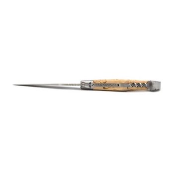 4532 Laguiole folding knife G. David birch with corkscrew