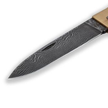 10726.D Folding knife OTTER "Mercator" series brass