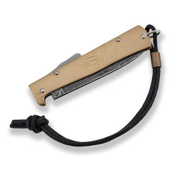 10726.D Folding knife OTTER "Mercator" series brass