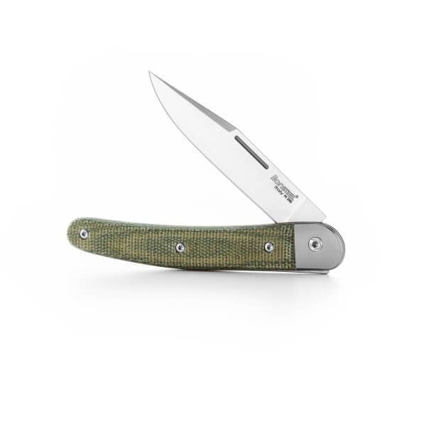 LionSteel Jack Taschenmesser – Micarta-Griff & M390 Stahl | Italienische Handarbeit | Slipjoint-Messer Für Sammler