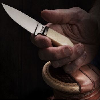 WL1.CVG Lionsteel "Willy" micarta fixed knife