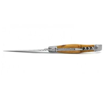 6212 Laguiole folding knife G. David juniper with corkscrew
