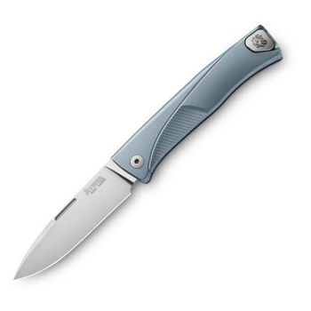 TL.BL Klappmesser Lionsteel Thrill Titanium blau