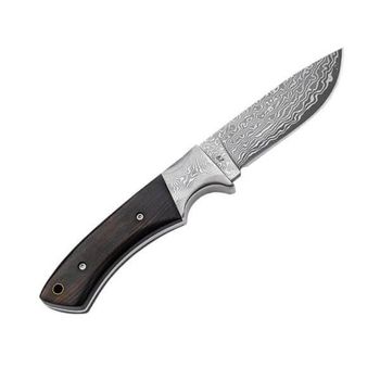 02BO090DAM Boker Plus M-One Damascus outdoor knife with fixed blade