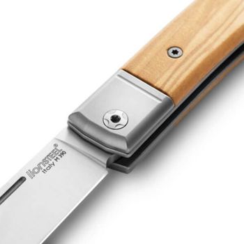 BM2.UL Lionsteel "Bestman" olive wood folding knife