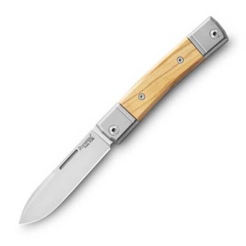 BM2.UL Lionsteel "Bestman" olive wood folding knife