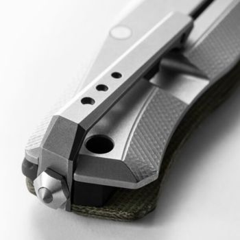 MT01.CVG Lionsteel Klappmesser "Myto" Titanium/Micarta