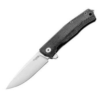 MT01.CVB Lionsteel Klappmesser "Myto" Titanium grau/micarta schwarz