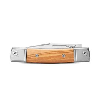 BM13.UL Lionsteel "Bestman" folding knife, 2 blades, olive wood handle