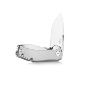 NA01.GY Lionsteel Klappmesser "Nano" Titanium grau