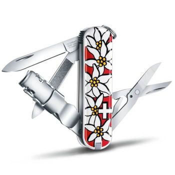 0.6463.840 Victorinox Swiss Pocket Knives Nail Clip 580 Edelweiss