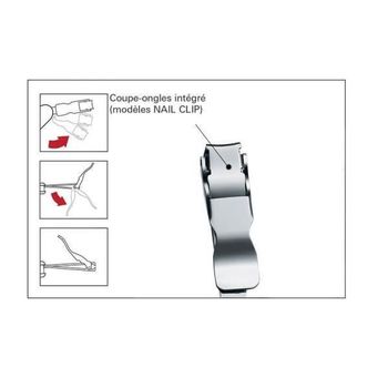 0.6463.B1 Victorinox Swiss Pocket Knife Nail Clip 580 red