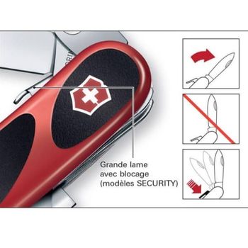 2.3913.SC Couteau suisse Victorinox Evogrip S17 rouge