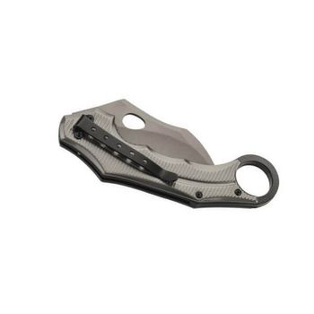 201314 Klappmesser Herbertz Karambit Alu grau