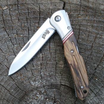 HE.53027 Herbertz Selektion Zebrano pocket knife