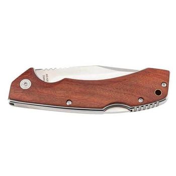 HE.55005 Herbertz stainless steel and sandalwood pocket knife