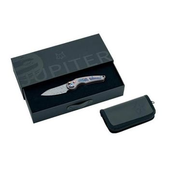 FX.555DPB Fox "JUPITER" Damast Klappmesser