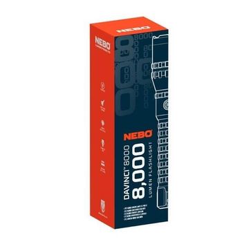 NEB.FLT.1016.G Rechargeable NEBO Davinci 8000 torch