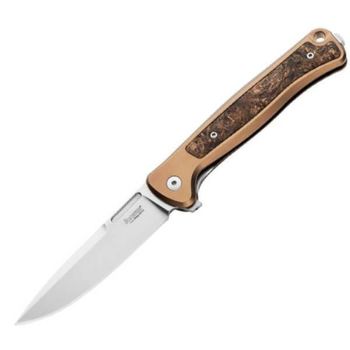 SK01.BR Klappmesser Lionsteel "Skinny" bronzefarben
