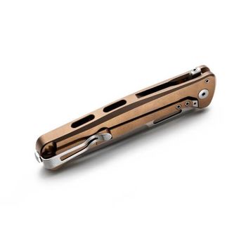 SK01.BR Klappmesser Lionsteel "Skinny" bronzefarben