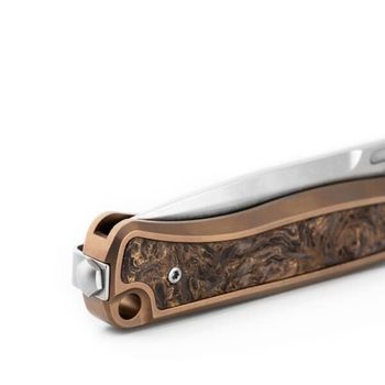 SK01.BR Klappmesser Lionsteel "Skinny" bronzefarben