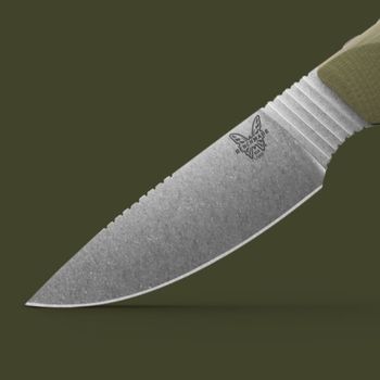 BEN15600-01 Benchmade fixed hunting knife Raghorn®️ satin-finish blade