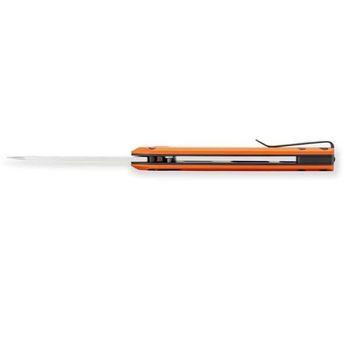 BU0838ORS Couteau automatique Buck Deploy Orange Wharncliffe