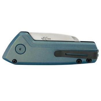 0839.BLS Automatikmesser Buck mini Deploy Blau Wharncliffe