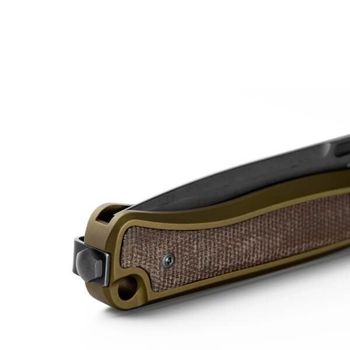 SK01A.GB Lionsteel Klappmesser "Skinny" Aluminium und Micarta grün