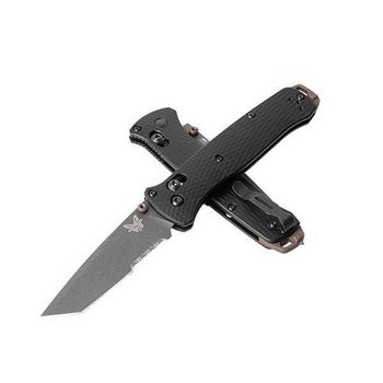 BEN537SGY-03 Benchmade folding knife Bailout Storm Gray mixed blade