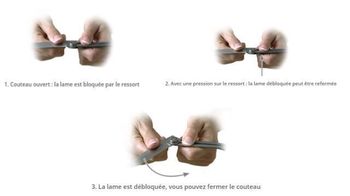 4973.FG1 Couteau Le Thiers® Claude Dozorme liner Lock