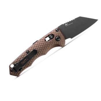 BEN2950BK-1 Benchmade Partial Immunity folding knife burnt bronze