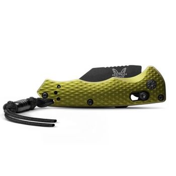 BEN2950BK-2 Benchmade Partial Immunity folding knife green