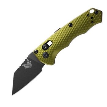 BEN2950BK-2 Benchmade Partial Immunity folding knife green
