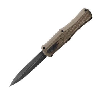 BEN3370GY-1 Automatic Benchmade Claymore Knife Brown opening OTF