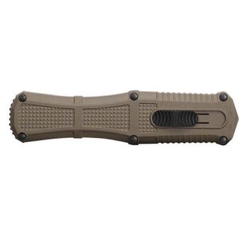 BEN3370GY-1 Automatic Benchmade Claymore Knife Brown opening OTF