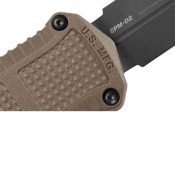 BEN3370GY-1 Automatic Benchmade Claymore Knife Brown opening OTF