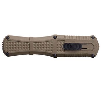 BEN3370SGY-1 Automatic Mixed Benchmade Claymore Knife Brown opening OTF