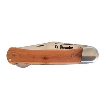 DC2985CAD Douris Chastel "Le Pionnier Chasse" 1-piece juniper pocket knife