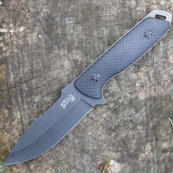 HE.55013 Herbertz Blackwash G10 dagger black/green