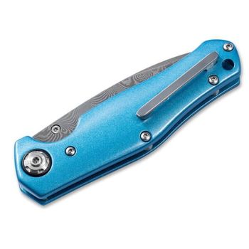 111101DAM Böker 1969 Z28 Damascus folding collector's knife