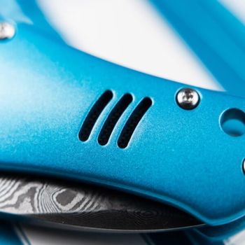 111101DAM Böker 1969 Z28 Damascus folding collector's knife